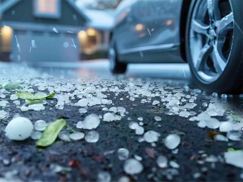 Featured image for “Did the Recent Hail in Calgary Damage Your Garage Door?”